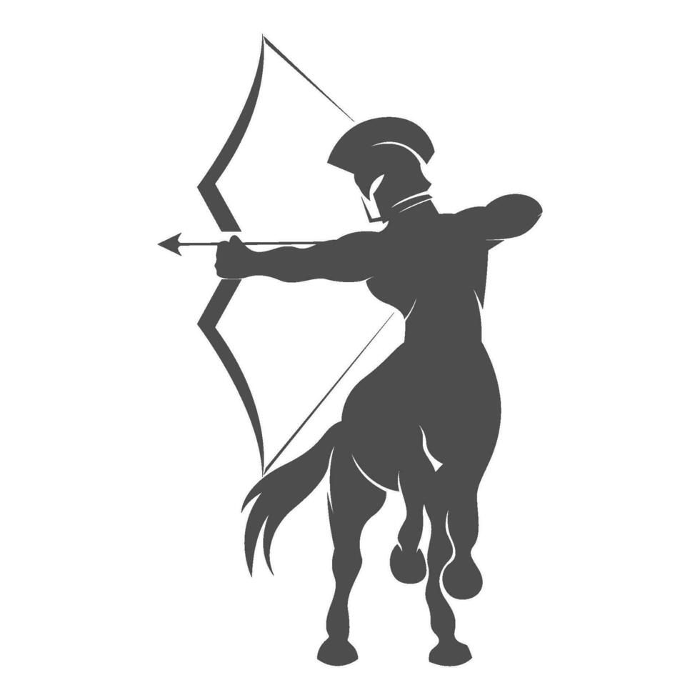 Zentaur Logo Symbol Design vektor