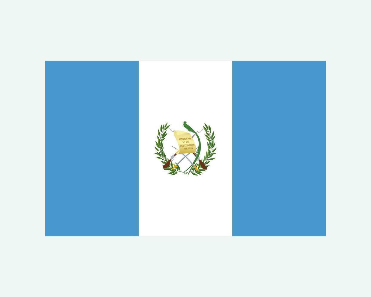 National Flagge von Guatemala. guatemaltekisch Land Flagge. Republik von Guatemala detailliert Banner. eps Vektor Illustration.