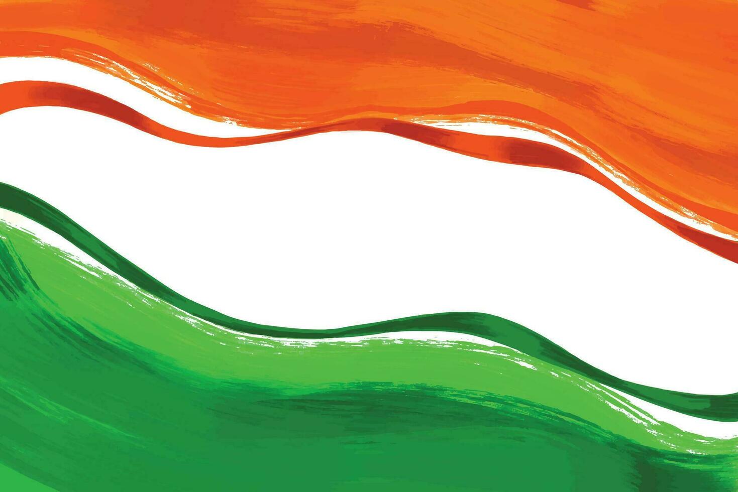 Unabhängigkeit Tag von Indien dreifarbig Hintergrund vektor
