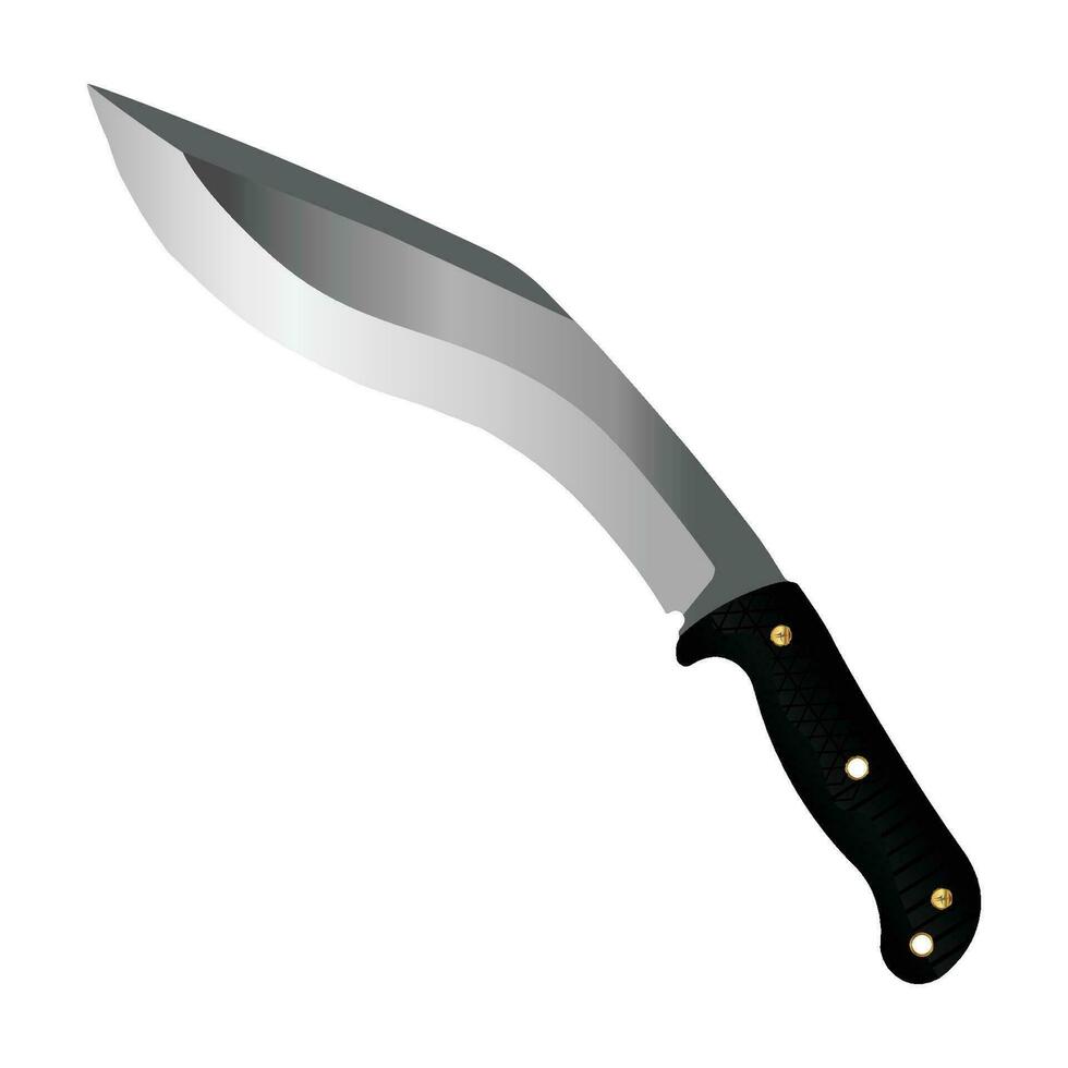 kukri Klinge von Nepal Gurkha Vektor Illustration