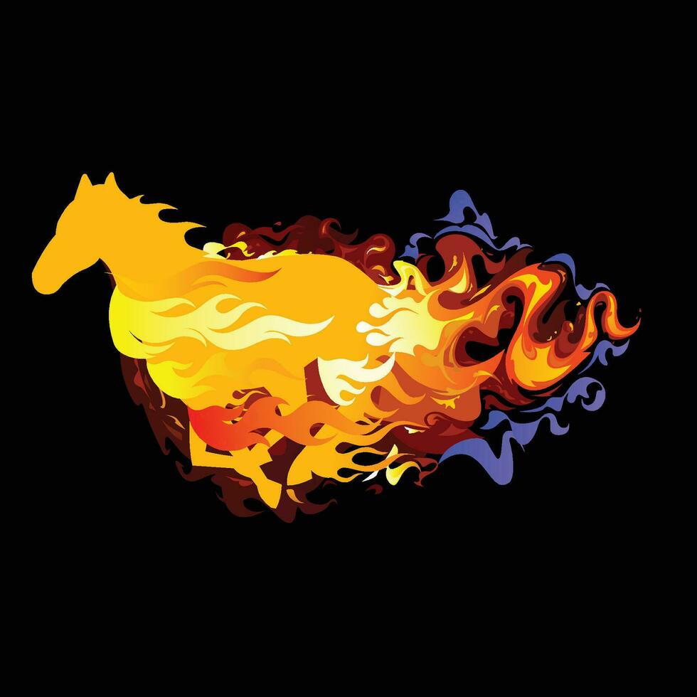häst vektor logotyp