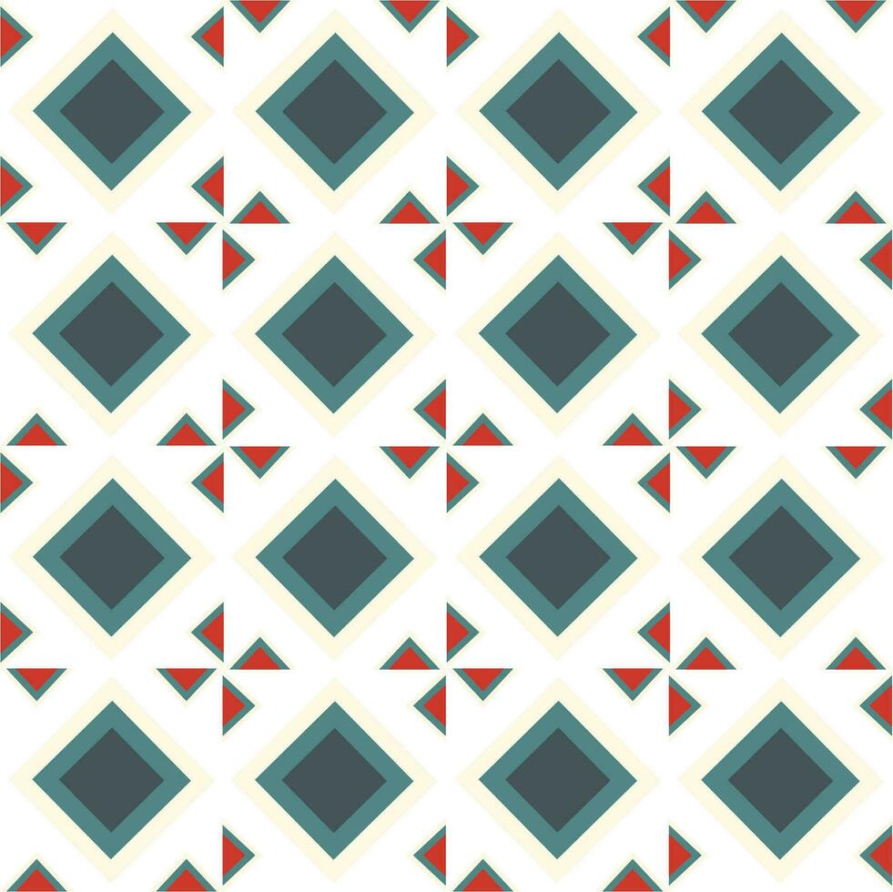 Vektor Fliese geometrisch nahtlos Fliese Muster