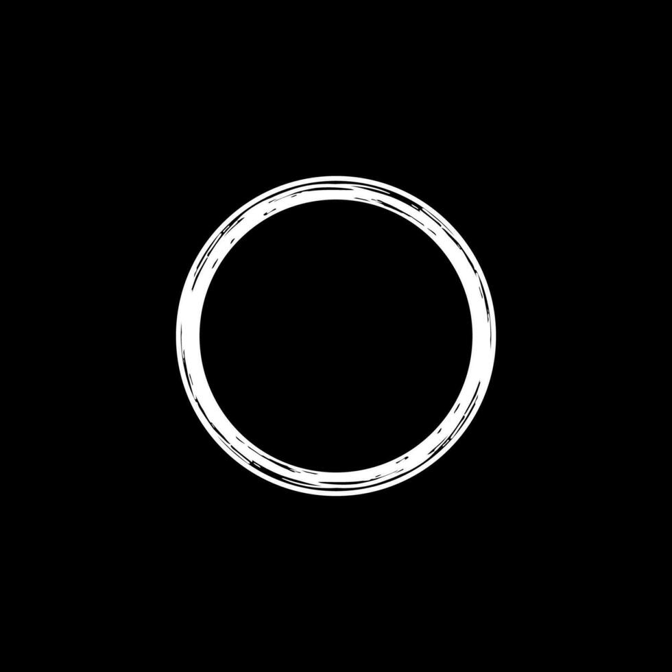 Zen Kreis Symbol Symbol. ästhetisch Kreis gestalten zum Logo, Kunst rahmen, Kunst Illustration, Webseite oder Grafik Design Element. Vektor Illustration