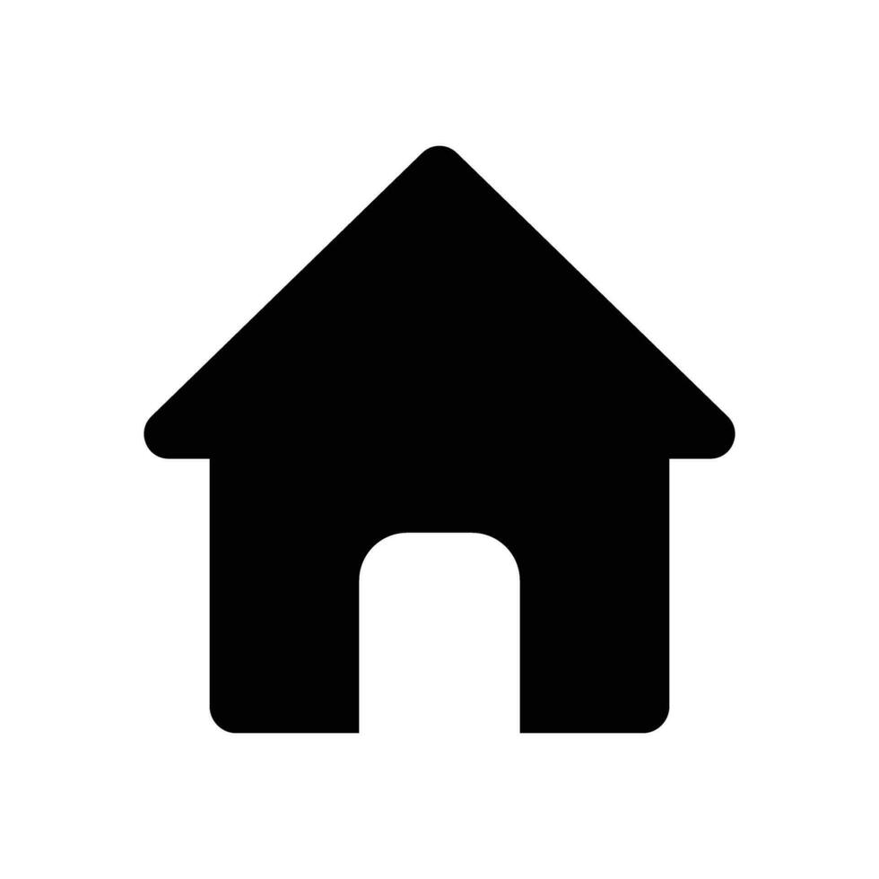 Zuhause Symbol Symbol. Haus Vektor Illustration Symbol.
