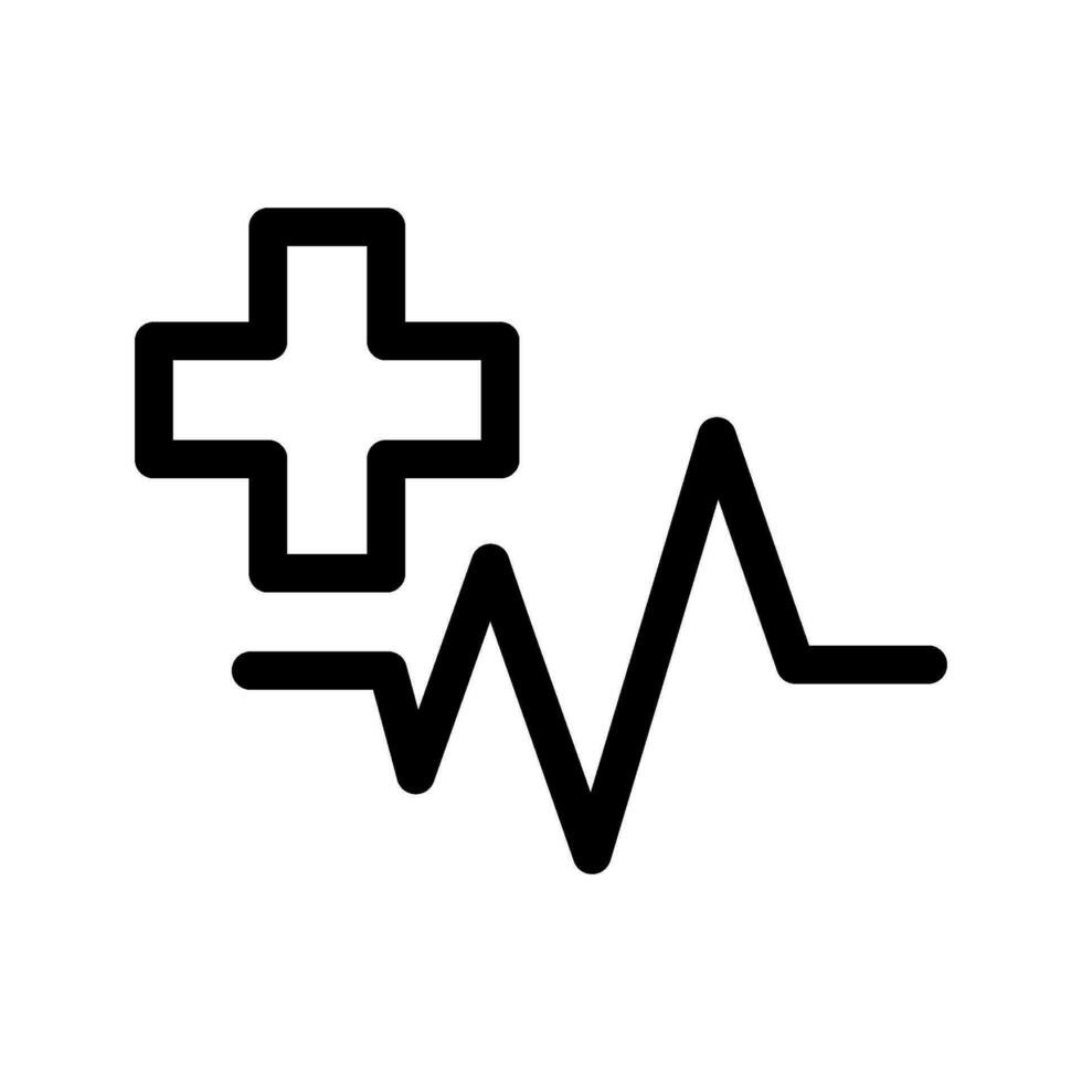 hjärtslag ikon vektor symbol design illustration