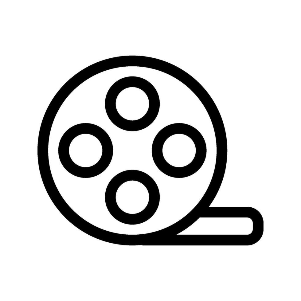 Film rollen Symbol Vektor Symbol Design Illustration