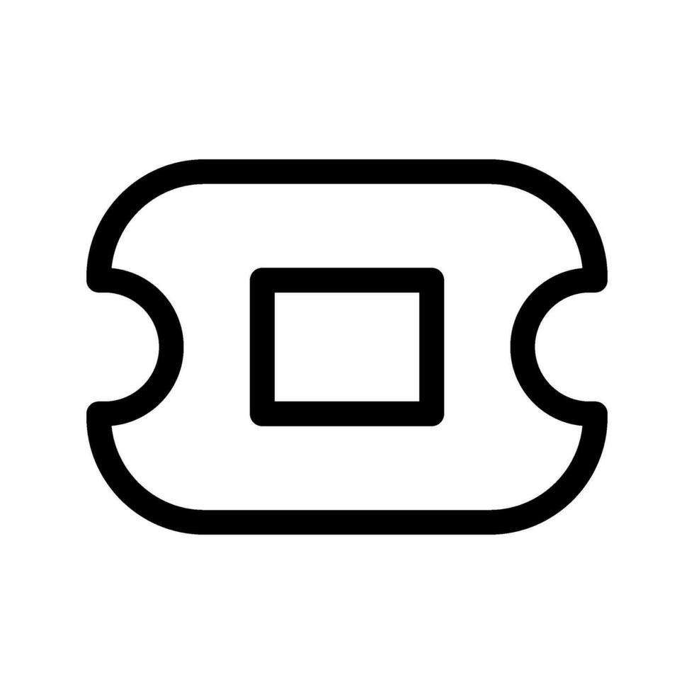 biljett ikon vektor symbol design illustration