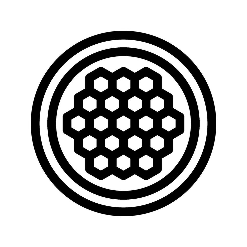 sechseckig Tafel Spiel Symbol Vektor Symbol Design Illustration
