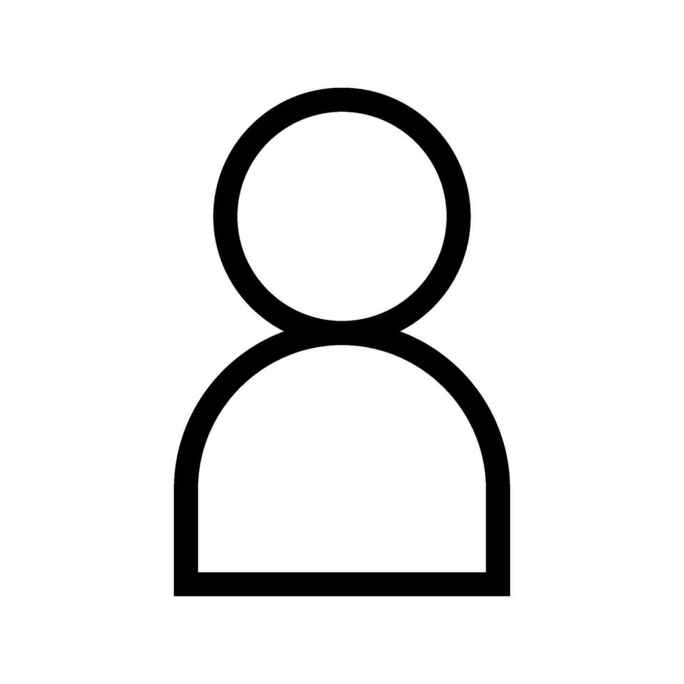 Benutzer Symbol Vektor Symbol Design Illustration