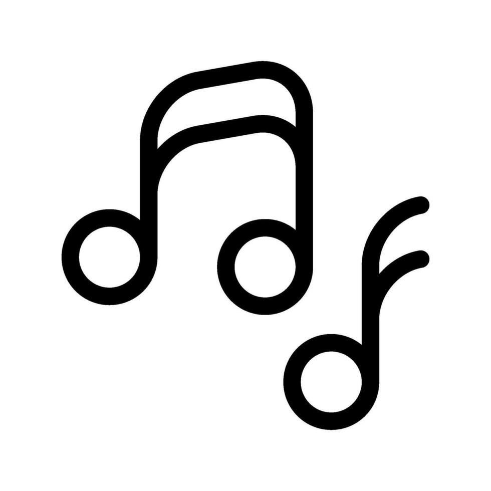 Musik- Symbol Vektor Symbol Design Illustration