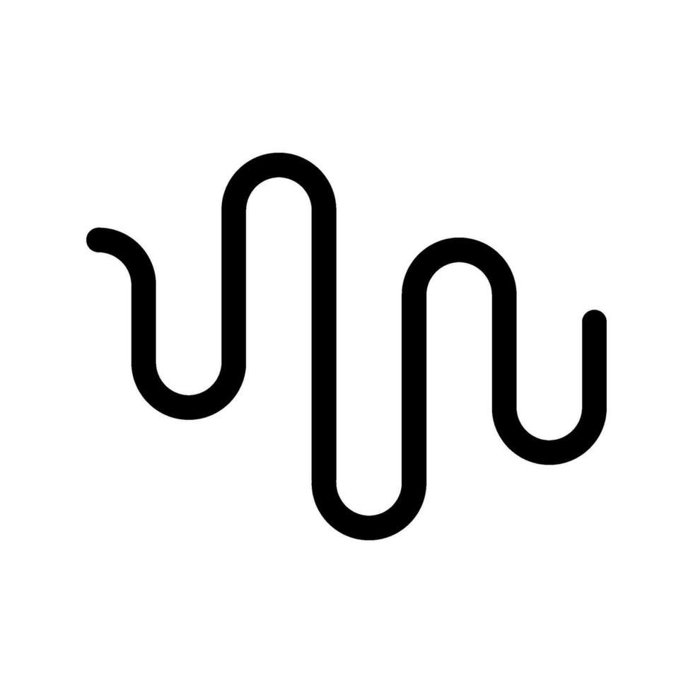 Audio- Welle Symbol Vektor Symbol Design Illustration