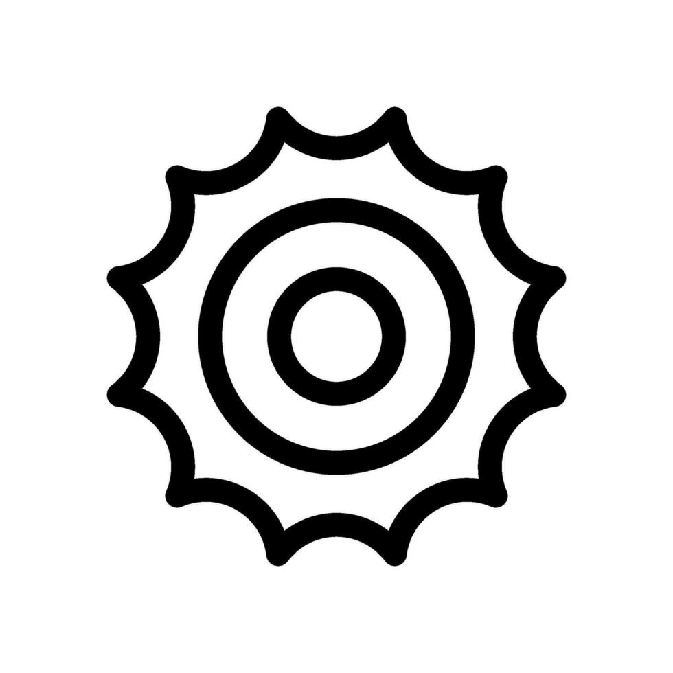 Sol ikon vektor symbol design illustration