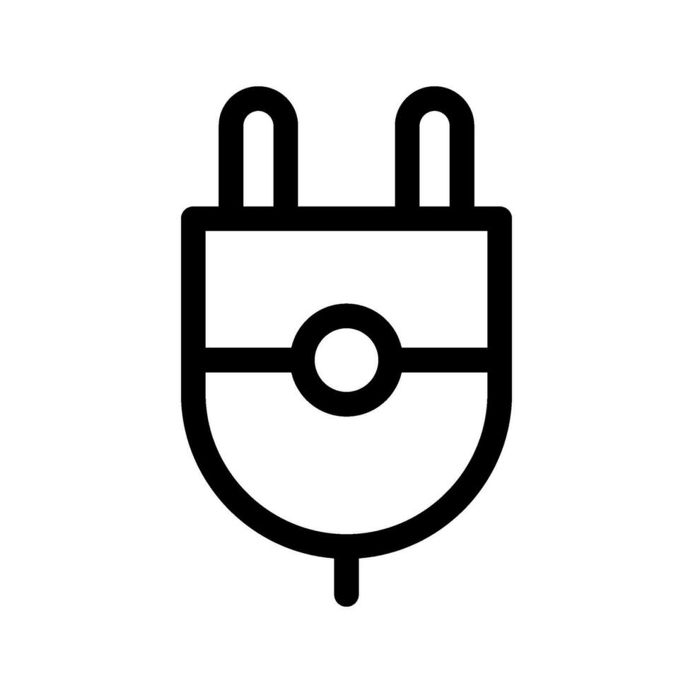 plugg huvud ikon vektor symbol design illustration