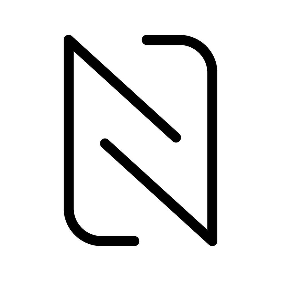 nfc ikon vektor symbol design illustration