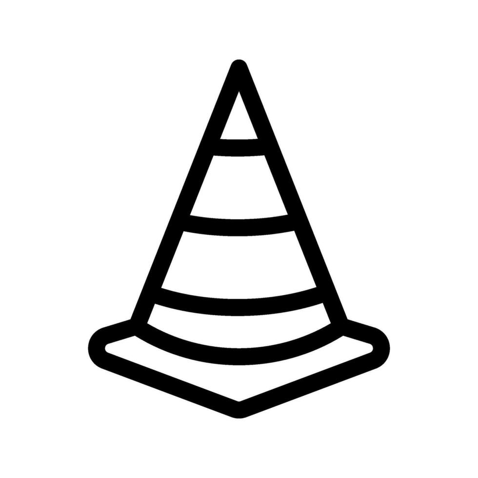 trafik kon ikon vektor symbol design illustration