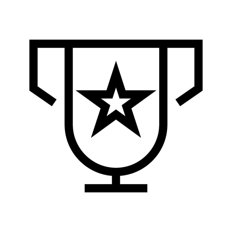 trofén ikon vektor symbol design illustration