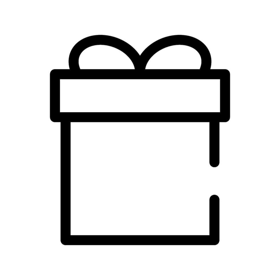 Geschenk Box Symbol Vektor Symbol Design Illustration