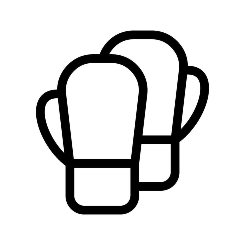 Boxen Handschuh Symbol Vektor Symbol Design Illustration