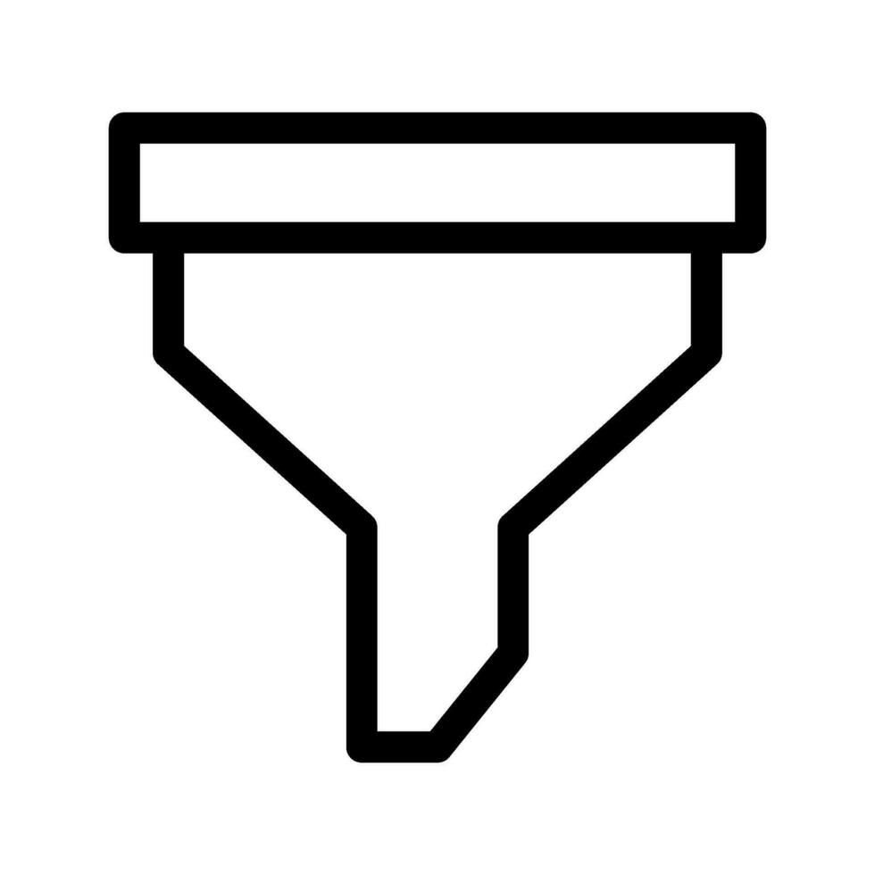 Filter Symbol Vektor Symbol Design Illustration