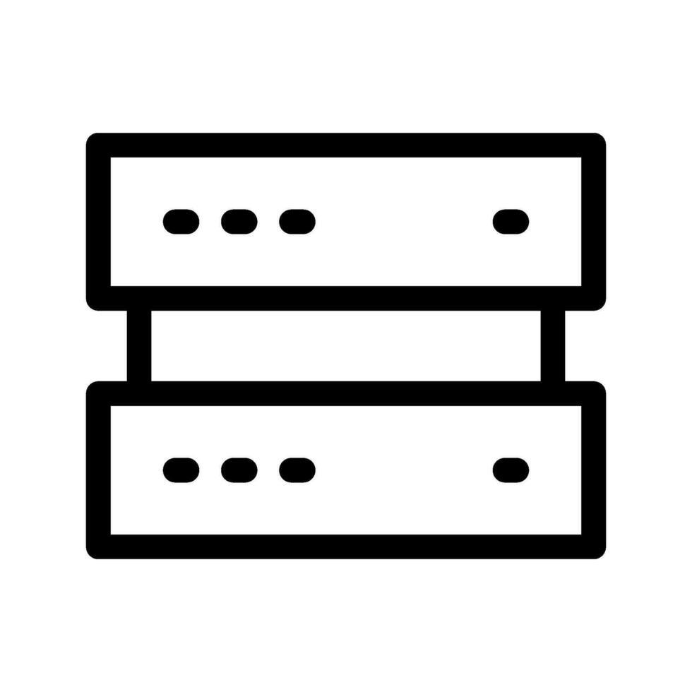 Server Symbol Vektor Symbol Design Illustration