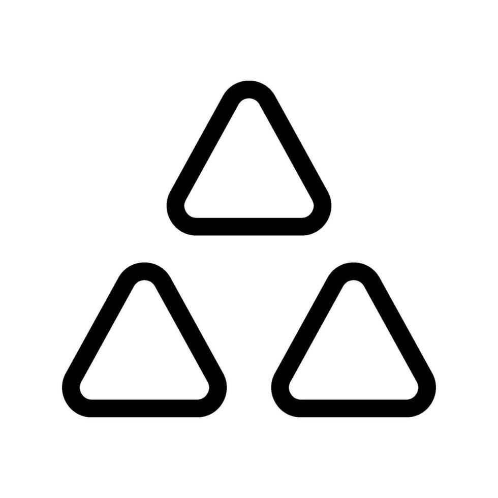 Pyramide Symbol Vektor Symbol Design Illustration