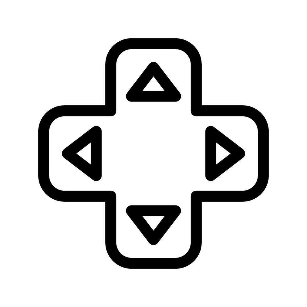 d Pad Symbol Vektor Symbol Design Illustration