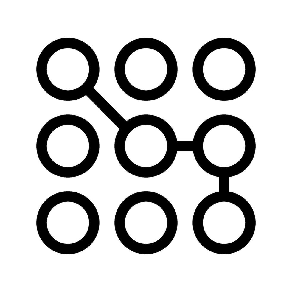 Muster sperren Symbol Vektor Symbol Design Illustration