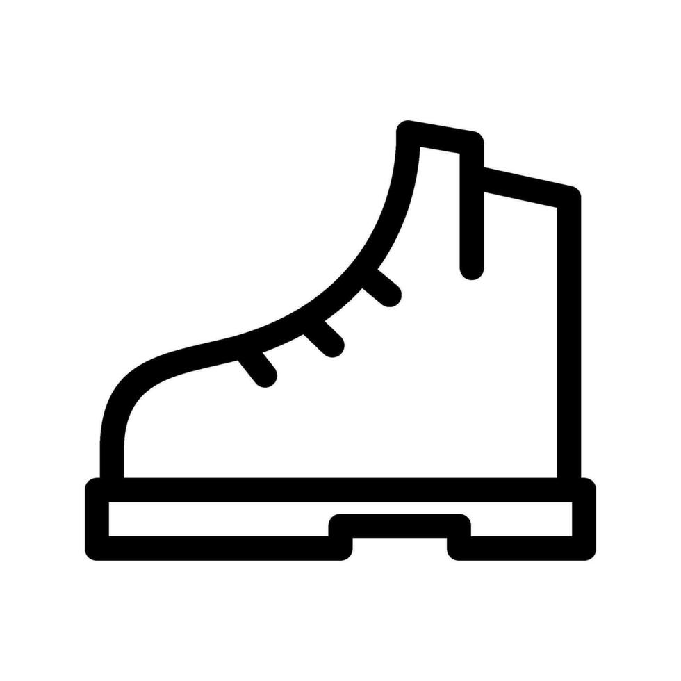 Wandern Schuhe Symbol Vektor Symbol Design Illustration