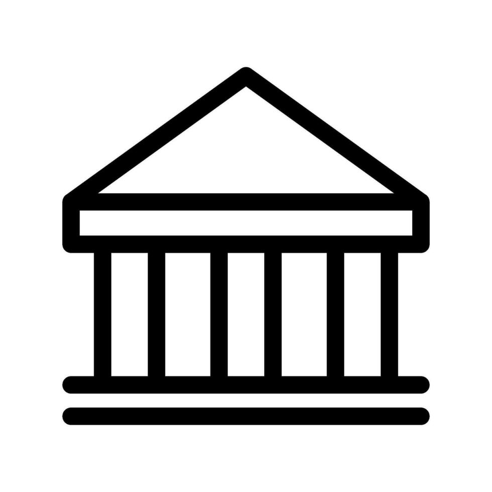 Bank ikon vektor symbol design illustration