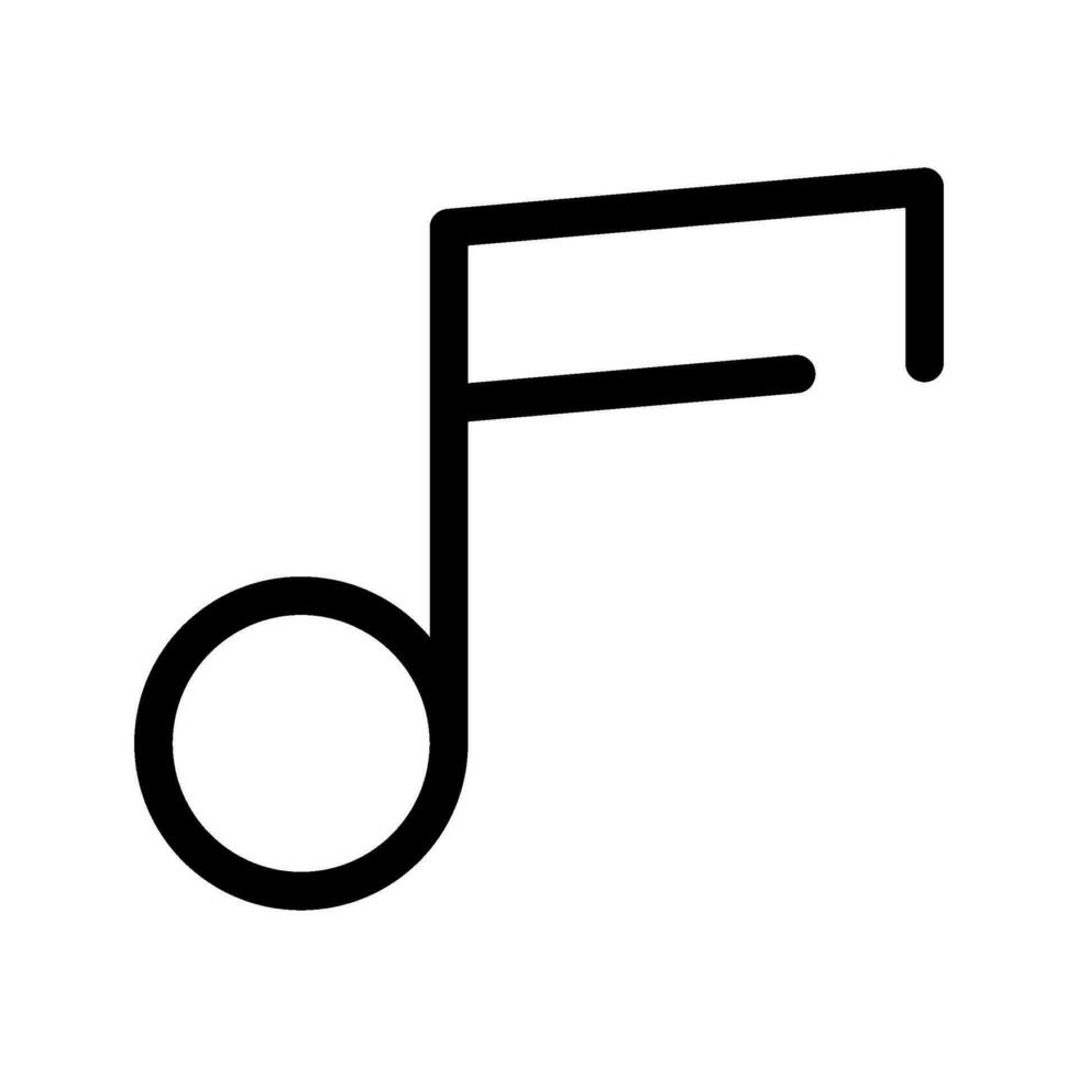 Musical Hinweis Symbol Vektor Symbol Design Illustration