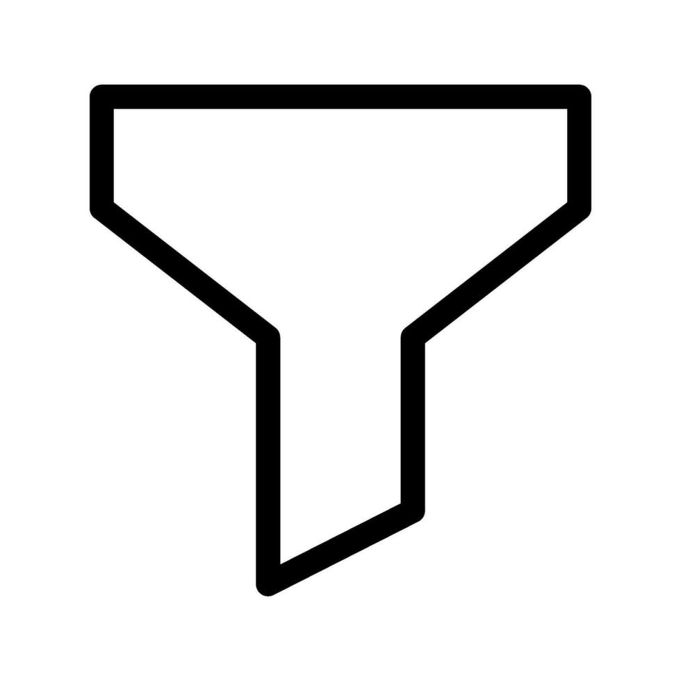 filtrera ikon vektor symbol design illustration