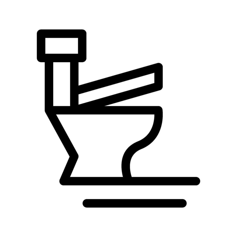 toalett ikon vektor symbol design illustration