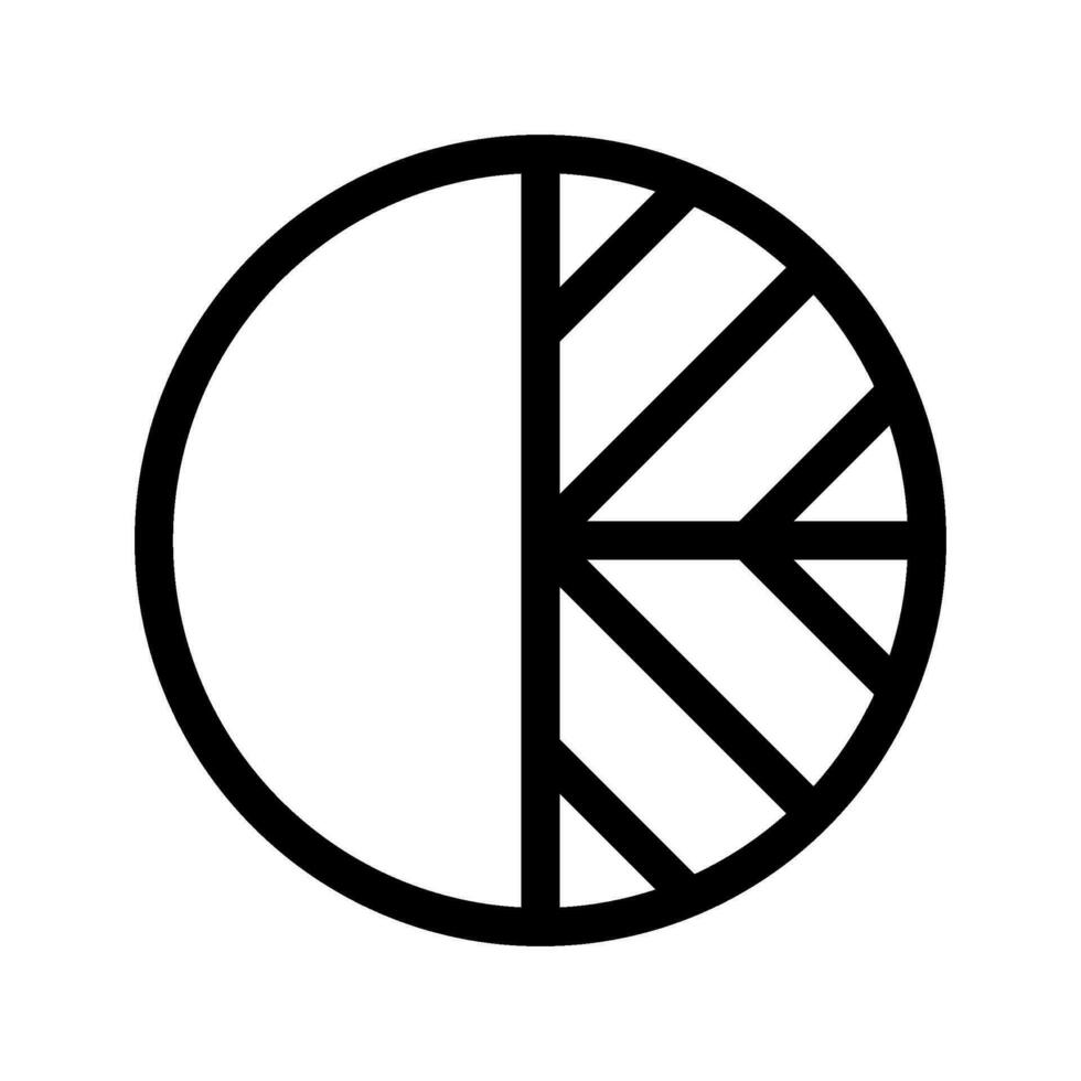 paj Diagram ikon vektor symbol design illustration