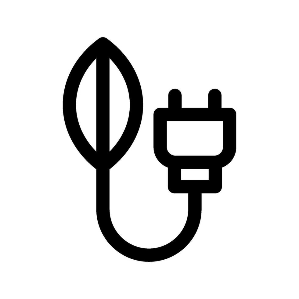 Stecker Symbol Vektor Symbol Design Illustration