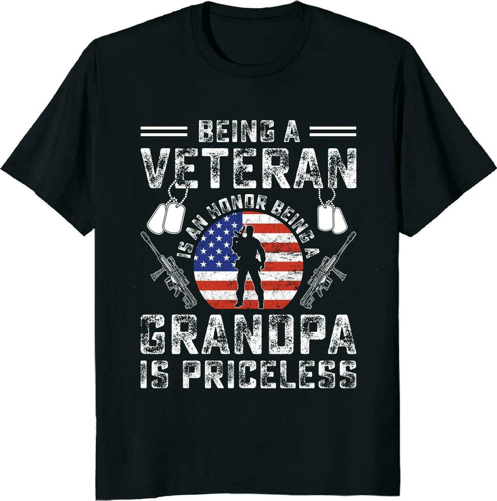 Geschenk komisch Veteran T-Shirt Design.Geschenk uns Veteran T-Shirt ,Veteran Tag T-Shirt Design vektor