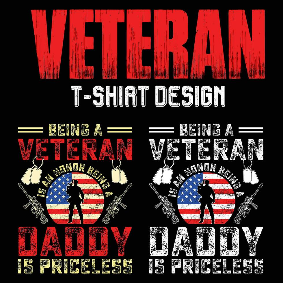 Geschenk komisch Veteran T-Shirt Design, Geschenk Veteran Tag T-Shirt Design vektor