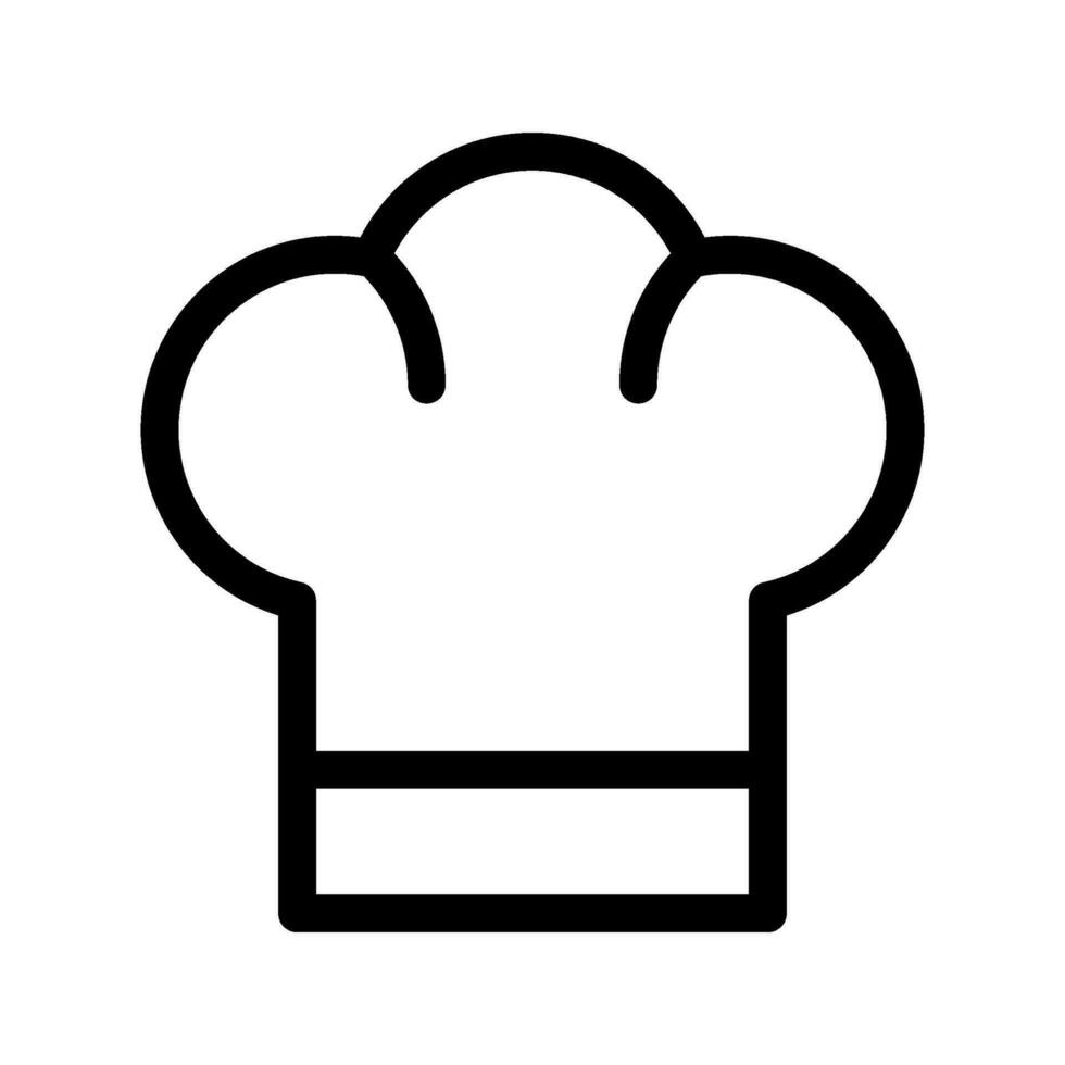 kock hatt ikon vektor symbol design illustration