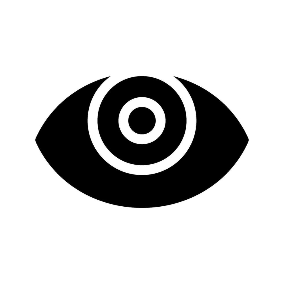 Auge Symbol Vektor Symbol Design Illustration