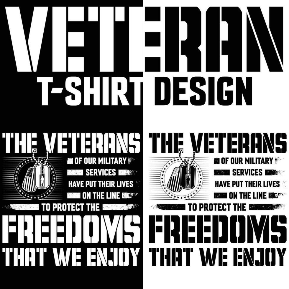 Geschenk komisch Veteran T-Shirt Design, Geschenk Veteran Tag T-Shirt Design vektor