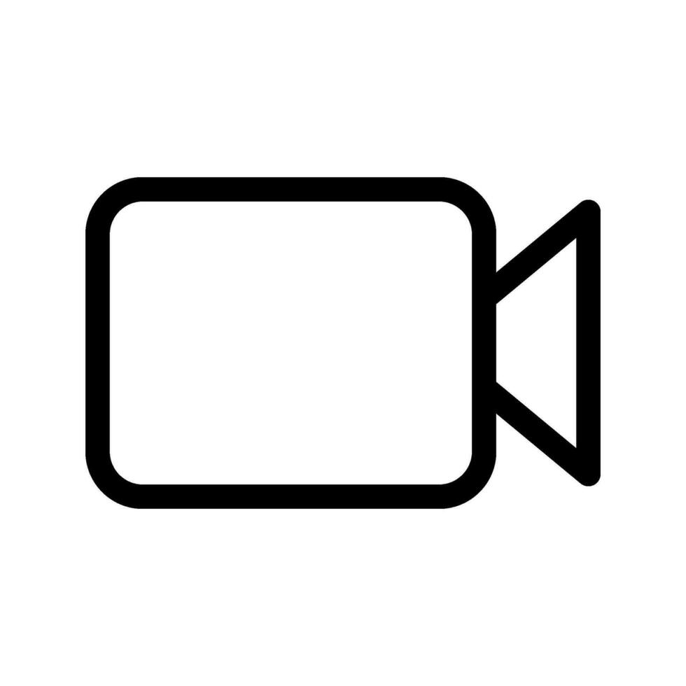 videokamera ikon vektor symbol design illustration