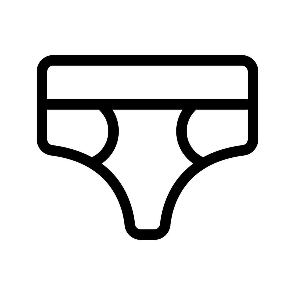 Unterwäsche Symbol Vektor Symbol Design Illustration