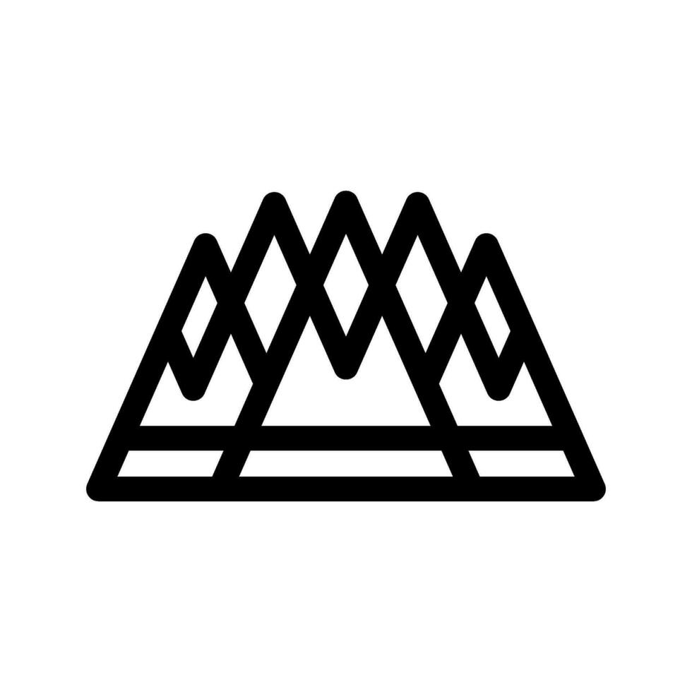 berg ikon vektor symbol design illustration