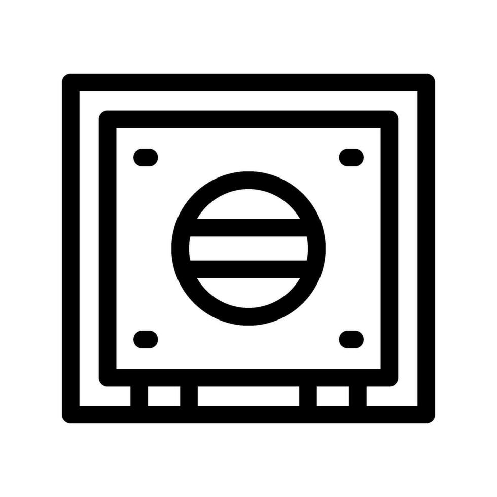 säker låda ikon vektor symbol design illustration