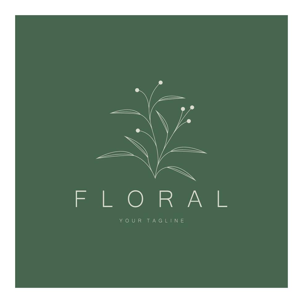 elegant Blumen- und Blatt rahmen. zart botanisch Vektor Illustration zum Etiketten, Heilbäder, korporativ Identität, und Hochzeit Einladungen