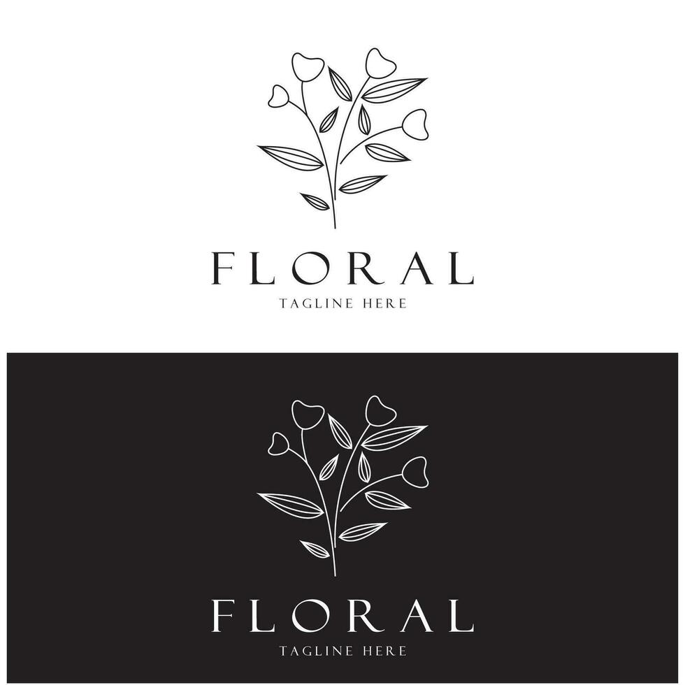 elegant Blumen- und Blatt rahmen. zart botanisch Vektor Illustration zum Etiketten, Heilbäder, korporativ Identität, und Hochzeit Einladungen
