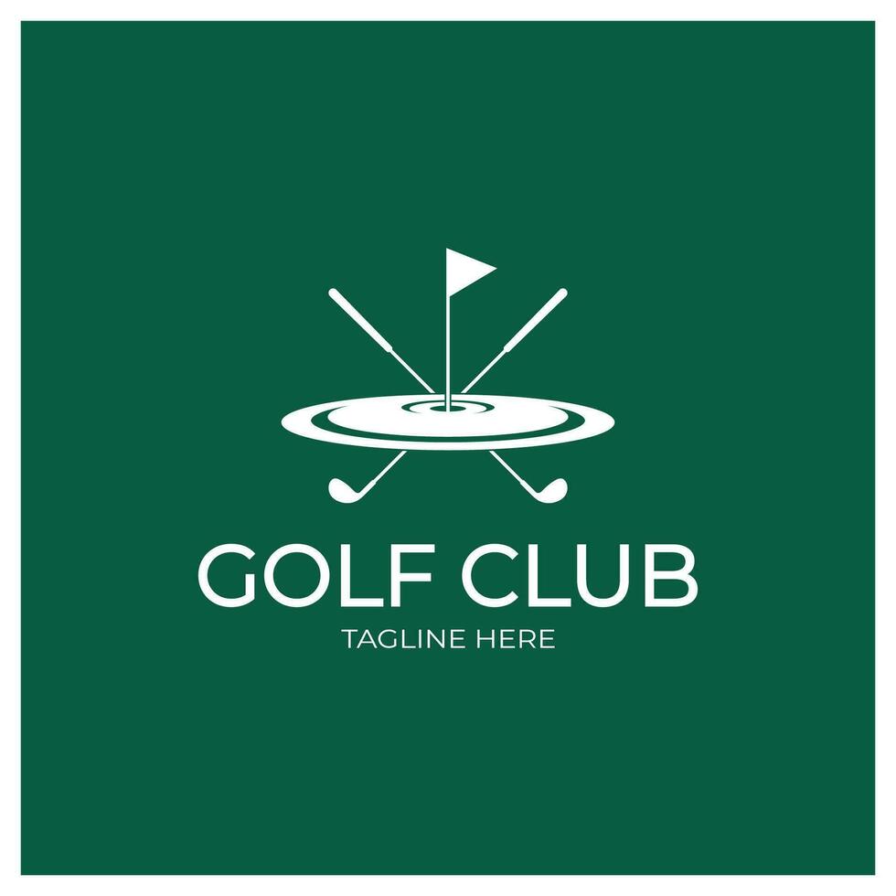 Golf Ball Logo, Golf Design Stock Logo, Logo zum Fachmann Golf Team, Golf Verein, Turnier, Golf Geschäft Geschäft, Golf Kurs, Veranstaltung vektor