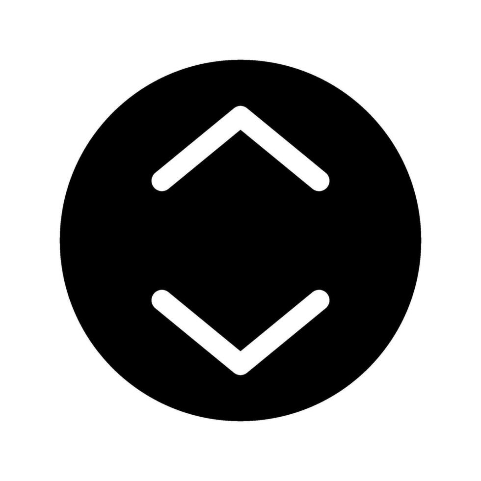 Dropdown-Liste Symbol Vektor Symbol Design Illustration
