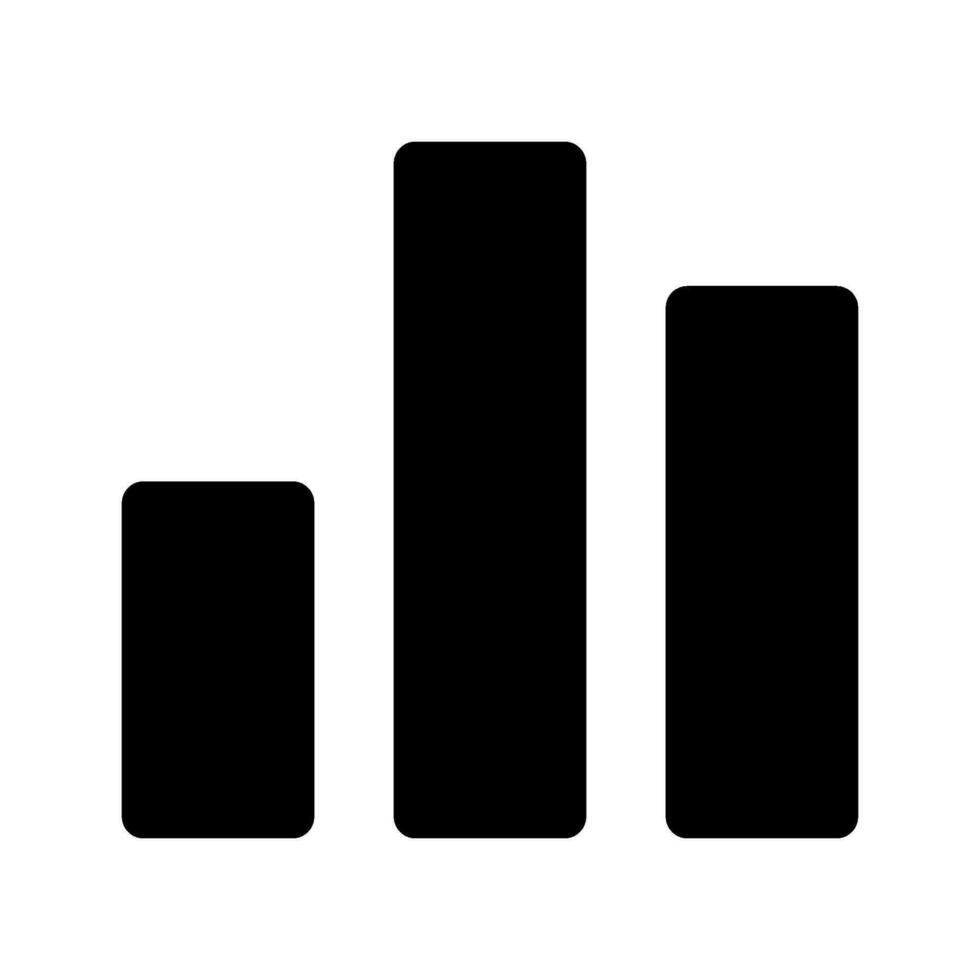 statistisk ikon vektor symbol design illustration