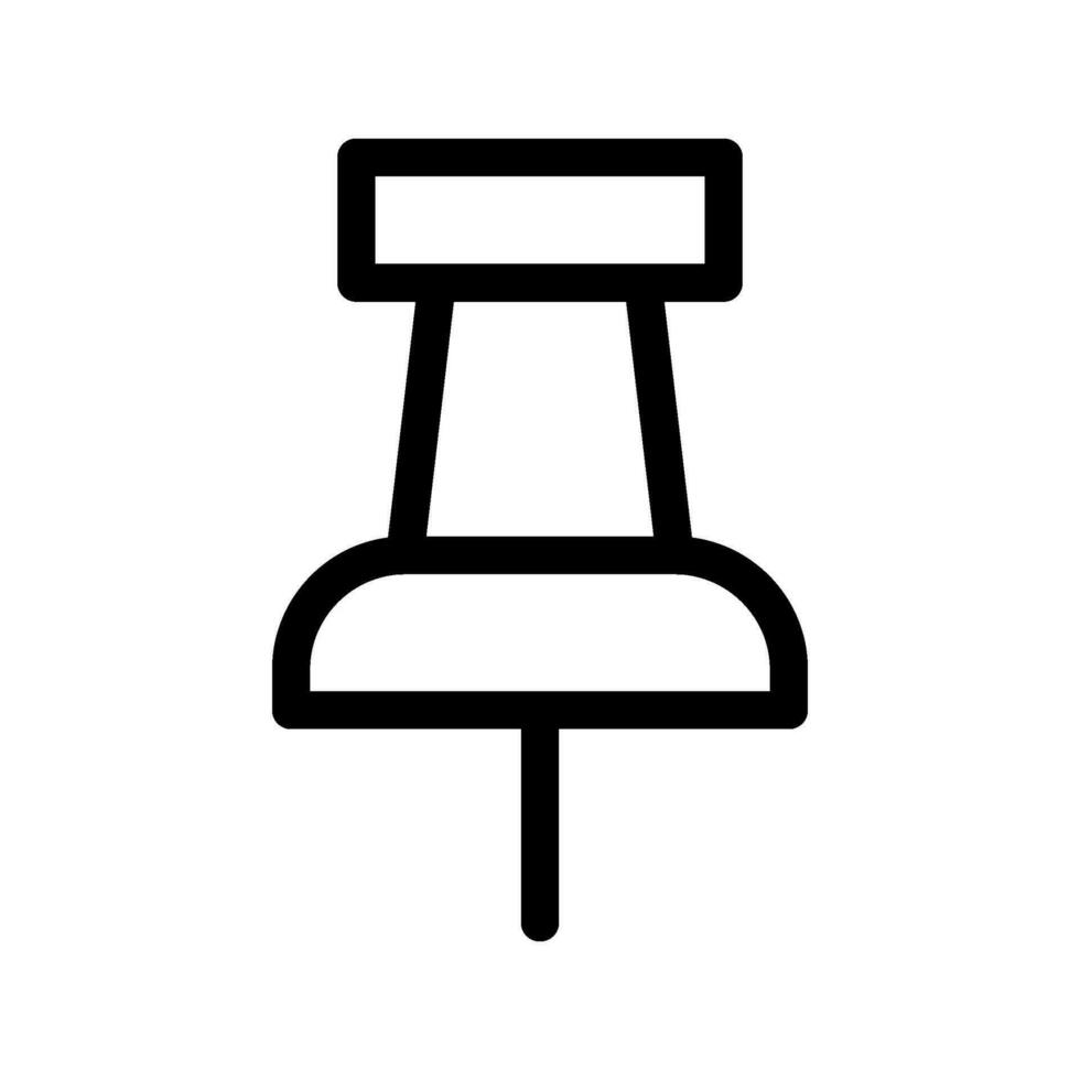 Stecknadel Symbol Vektor Symbol Design Illustration