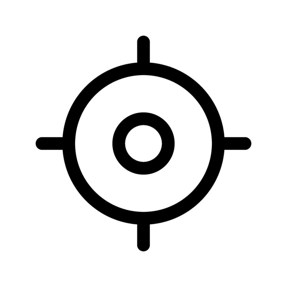 Ziel Symbol Vektor Symbol Design Illustration